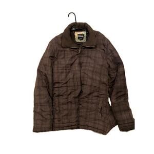 Billabong Beige Checked Ski/Snow Jacket Mens XL